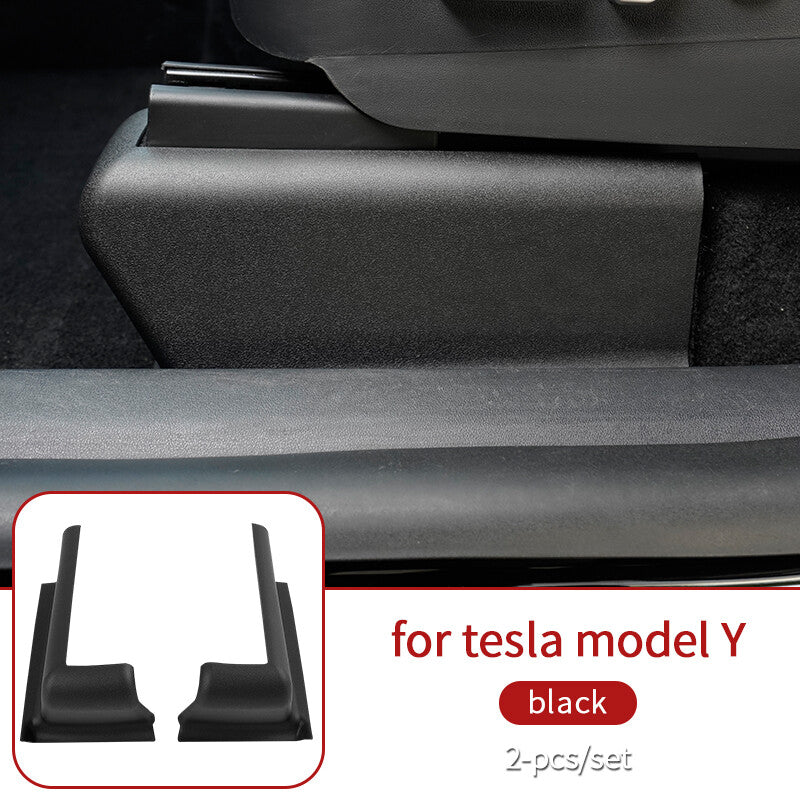 Suitable for Model Y 2020 - 2022, for Seat Under-Corner Kick Protection (Black) n