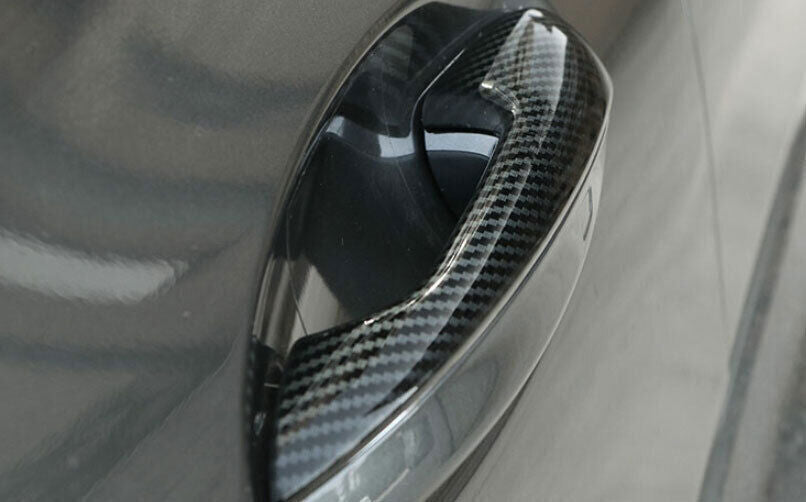 for Benz GLE GLS 2020-23 Carbon Fiber Exterior Outside Door Handle Cover Trim 5P