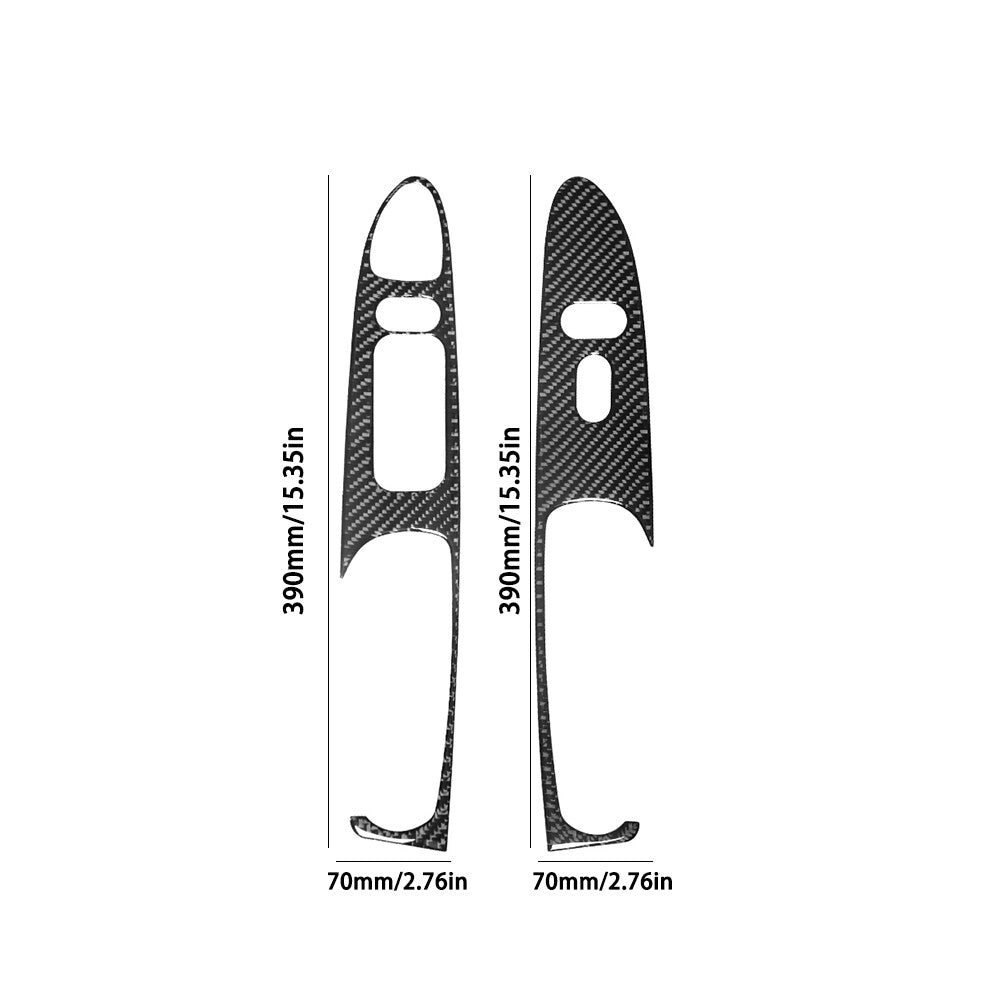 For Quest 2004-2006 Top Glasses Case Panel Trim Cover Decor Carbon Fiber v