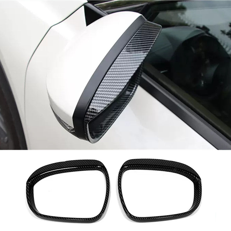 For Sentra 2020-2023 Carbon Fiber Mirror Rain Eyebrow Cover v