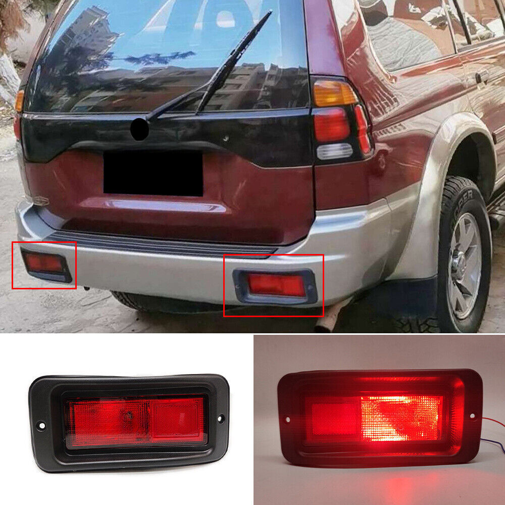 Fit for Mitsubishi Pajero MONTERO Sport 1999-2008 Rear Bumper Reflector Light Q