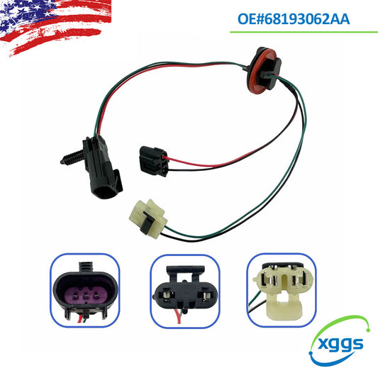 1-piece for Dodge for Ram 1500 3500 4500 5500 11-17 headlight wiring harness 68193062AB Q