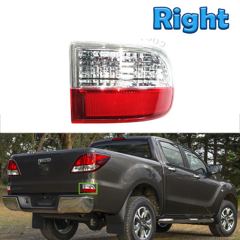 Right For 2011-2020 for Mazda BT50 BT-50 UP UR Rear Bumper Light Reflector Tail Lamp