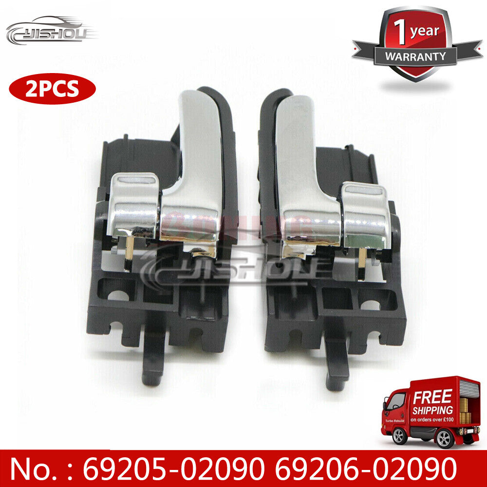 2-Piece Pack of new Black Interior Door Handles for Toyota TC for Scion for Corolla