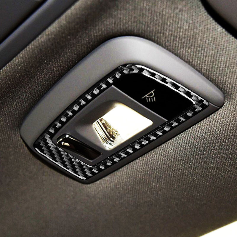 Carbon fiber reading light cover trim for Porsche for Panamera 10-16