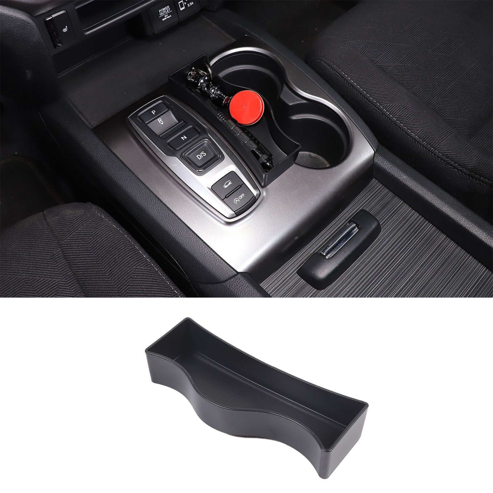 Black aluminum alloy rear license plate filling frame suitable for Corvette C8 2020-2023- v