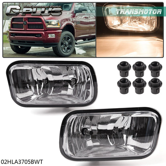 Fits 2009 - 2012 for Dodge for Ram 1500 10 - 18 2500 3500 bumper fog light with bulb - v