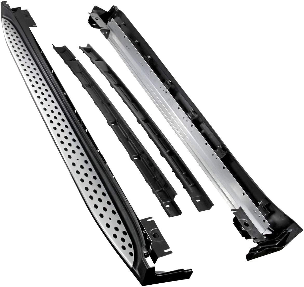 For 2007-2012 for Mercedes for Benz GL450 X164 Aluminum Side Step Bars Running Boards Q
