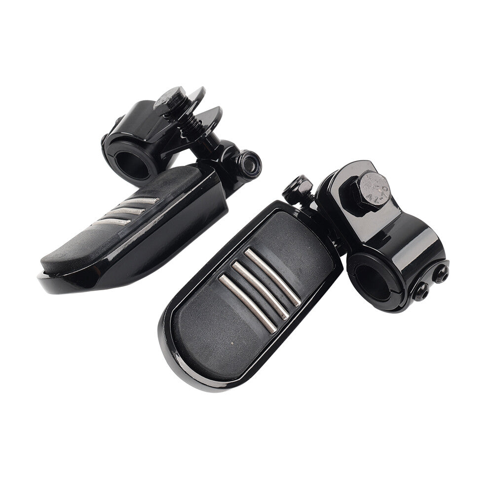 1 1-1/4 Highway Crash Bar Foot Pegs for Harley Touring Road King Street Glide