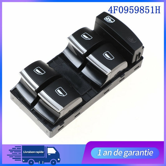 Bouton leve vitre Fits for audi s3 rs3 a3 8p conducteur cote gauche Neuf 4F0959851H