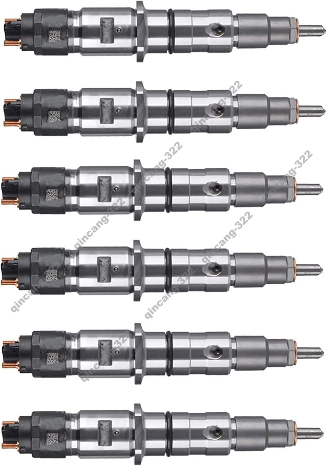 6 PCS Fuel Injector 0445120384 for