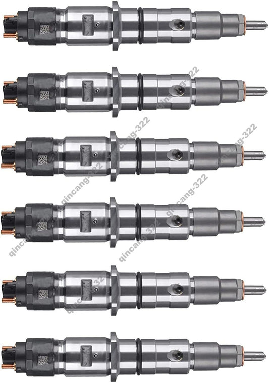 6 PCS Fuel Injector 0445120384 for