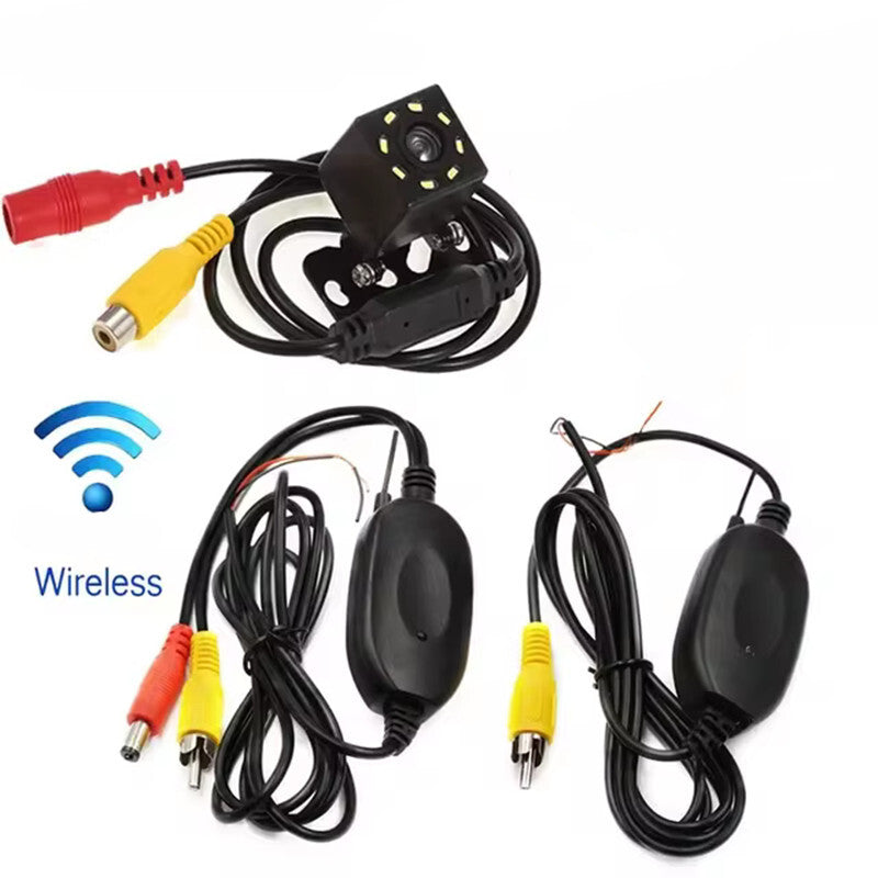 2.4GHZ Wireless Video Transmitter Receiver Backup Camera for Car Monitor Reverse