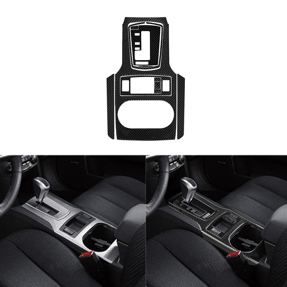 4X Carbon Fiber Interior Window Lift Switch Button Cover Trim For Model 3Y v