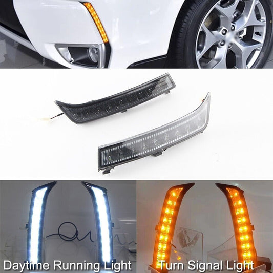 for Subaru Forester 2013-2018 Pair Daytime Running Light LED DRL Fog Lamp LHRH
