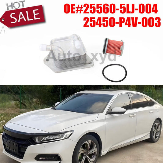 25560-5LJ-004 25450-P4V-003 Transmission cooler + filter gasket for Honda Accord Q