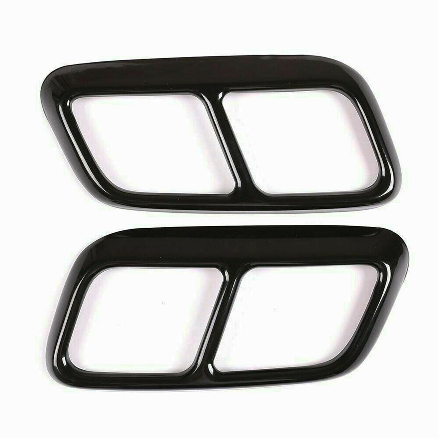 Steel Black Exhaust Muffler Protective Cover for Land Rover for Range Rover Sport 2018 - 2019 (AT-)