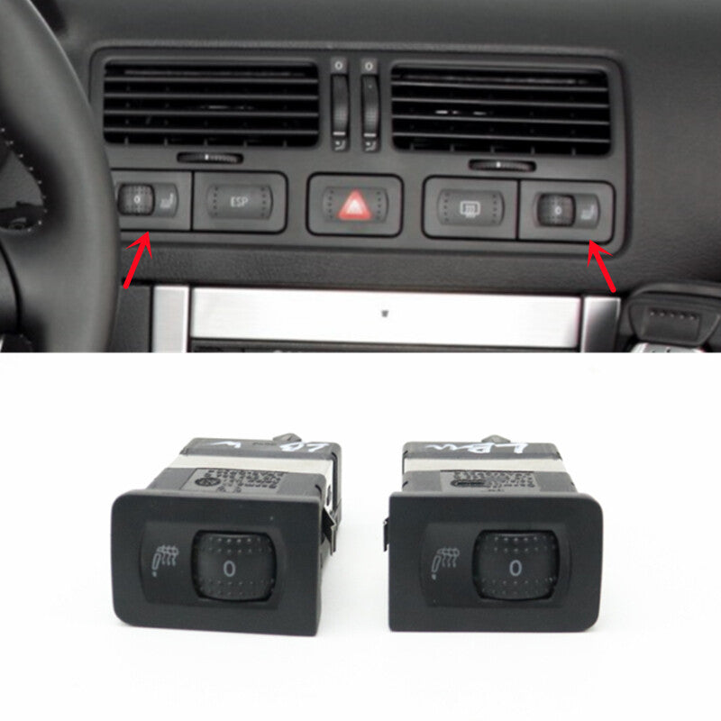 1 Pair for VW for Jetta for Bora for Golf GTI MK4 1999-2005 Front for Seat Heated Control Switch