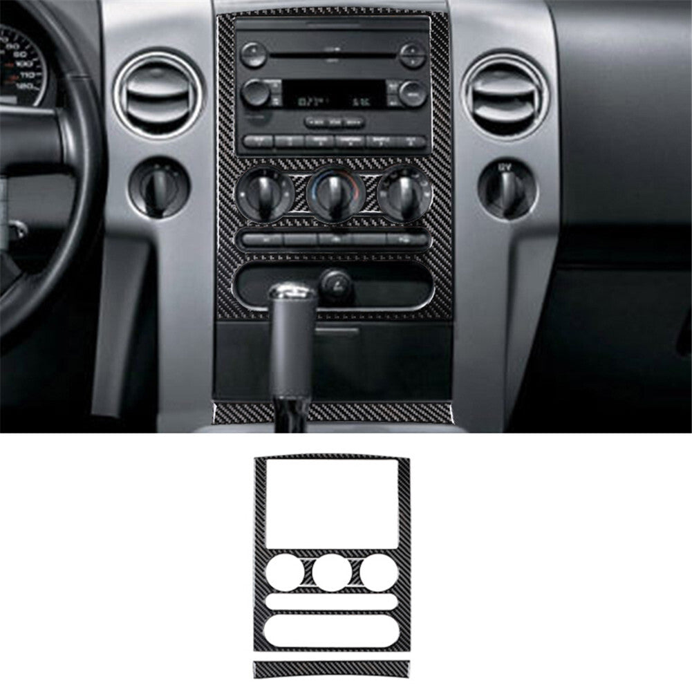 2X Red Carbon Fiber Front Door Panel Cover Trim For Tacoma 2016-2021 v