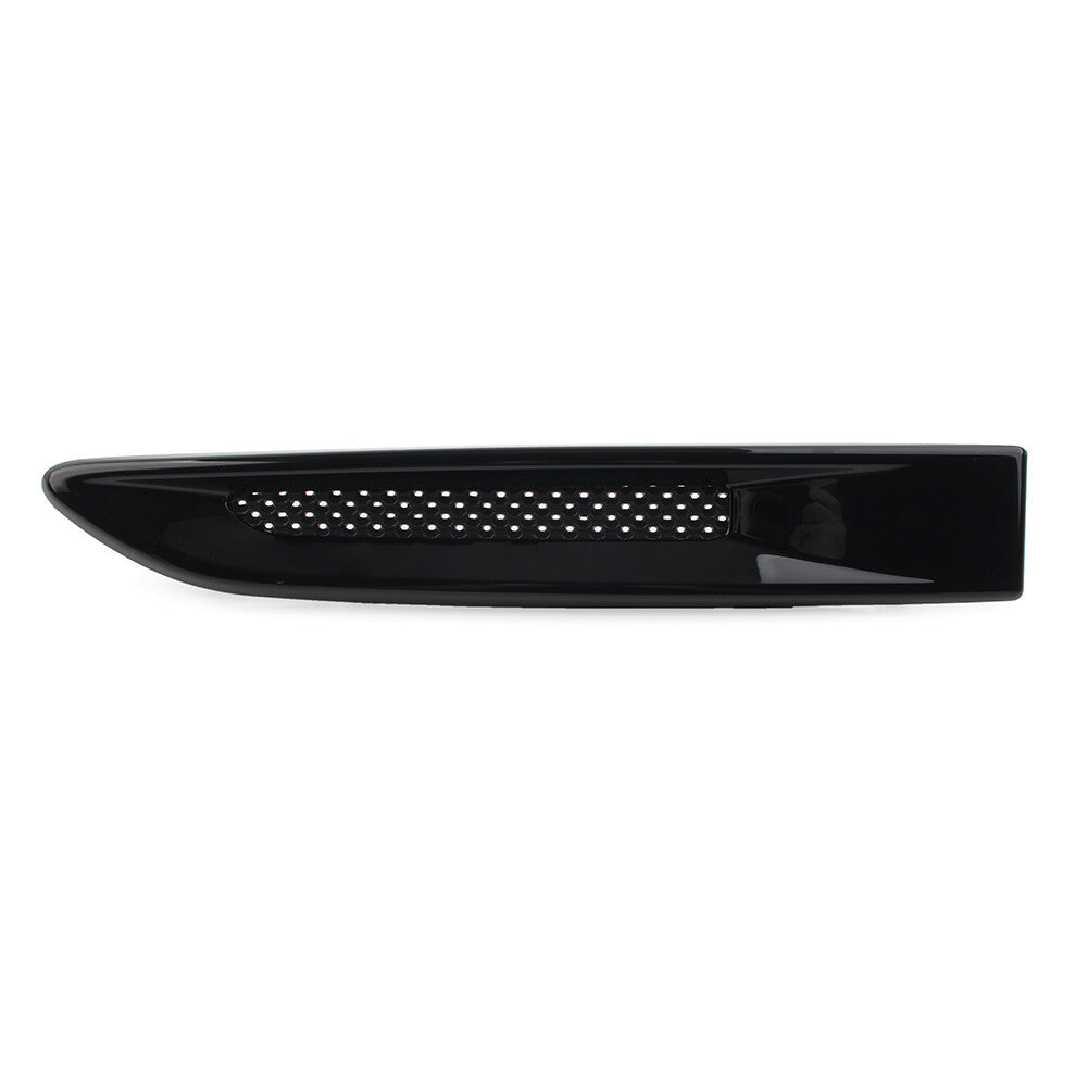Left Front Fender Air Vent Outlet Grille Trim Black Fit for Jaguar XE F-Pace 2016-20