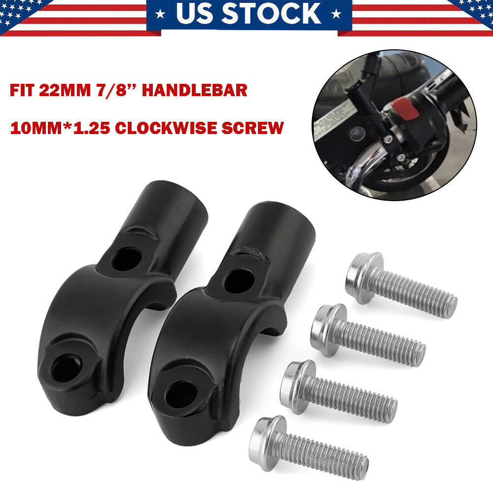 for KAWASAKI ER6N VULCAN S 650 Z900 Master Cylinder Mirror Mount Bracket Clamps