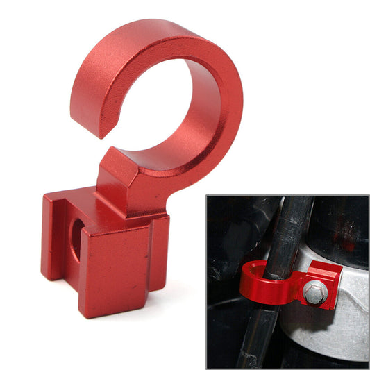 Fit for Suzuki DRZ400SM 2005-2022 RMX450Z 10-11 Red CNC Front Brake Line Hose Clamp Q