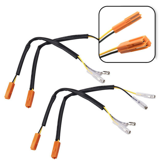 4x Turn Signal Wire Adapter Connector Plug Fit for for Honda CBR600RR CBR1000RR Part v