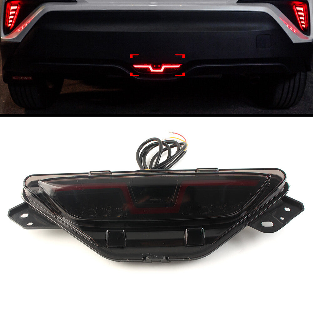 for Toyota C-HR CHR 2016-2018 Rear Brake Light Bumper Light LED Bumper Stop Lamp Q