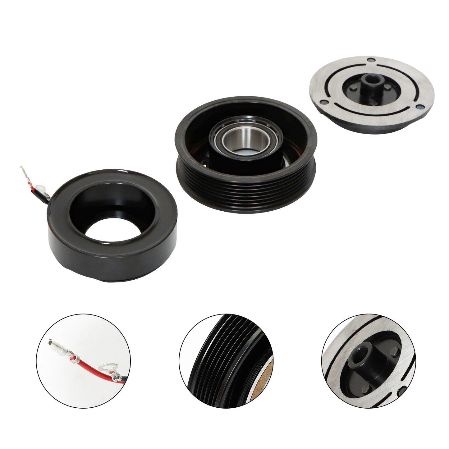 AC A/C Compressor Clutch Kit Fits For 2005-2015 for Toyota Tacoma 88410-04062 NEW