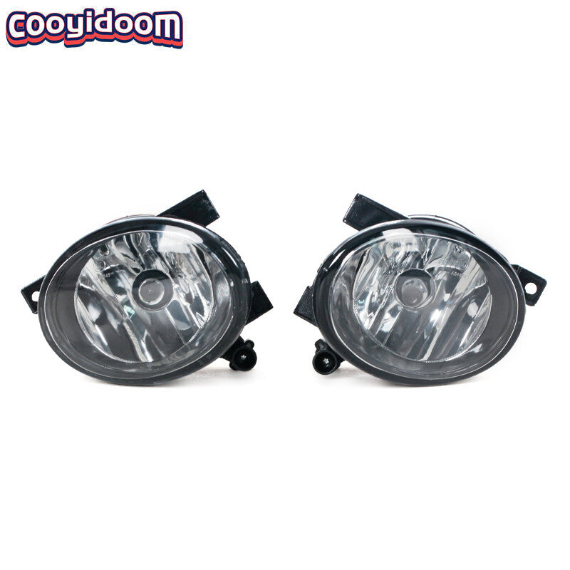 2Pcs Front Clean Lens Fog Light Lamp for VW for Tiguan 2012 2013 2014 2015 2016 2017