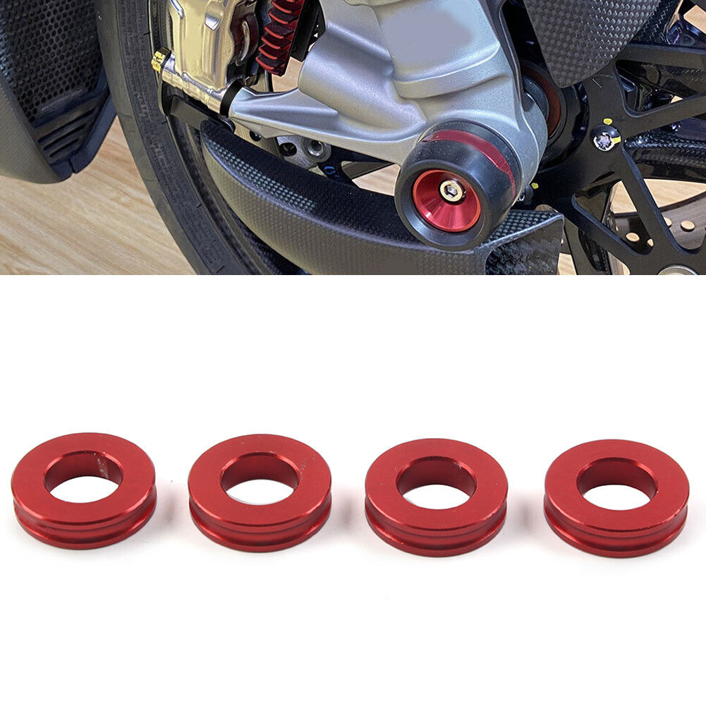 4 st¨¹cke CNC Bremssattel Spacer Kit F¨¹r for Ducati Panigale V4/R/S 2018-2021 Rot
