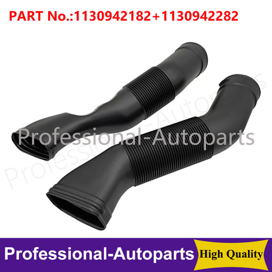 1Pair Front L&R Air Cleaner Intake Hoses for 03-06 for Mercedes W211 CLS500 CLS55 Q