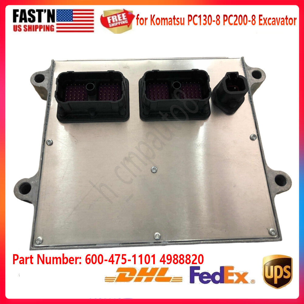 CPU Controller Panel 600-475-1101 4988820 for Komatsu PC130-8 PC200-8 Excavator