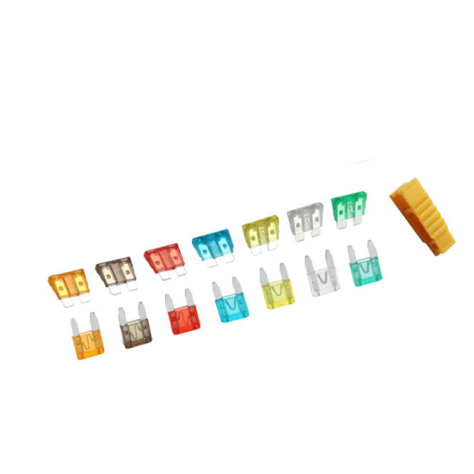 220-piece automotive blade fuse box sorting kit for trucks, RVs, SUVs, boats, and motorcycles. n