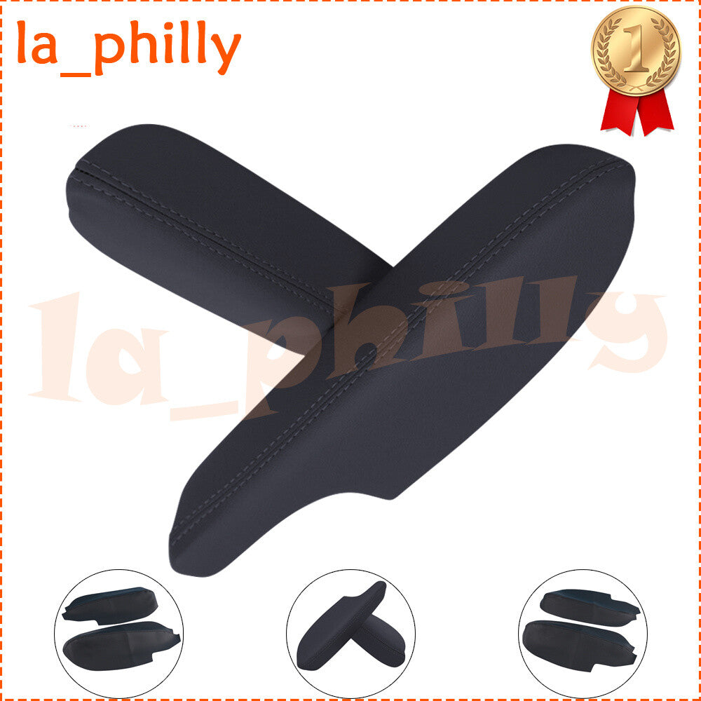 2 Pcs Fits for Acura TSX 2009-2014 Black Replacement Front Door Panel Armrest Cover Q
