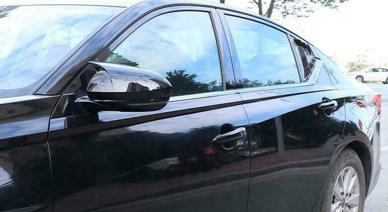 for Nissan Altima 2019-22 Carbon Fibre Steel Bottom Window Frame Sill Trim Cover