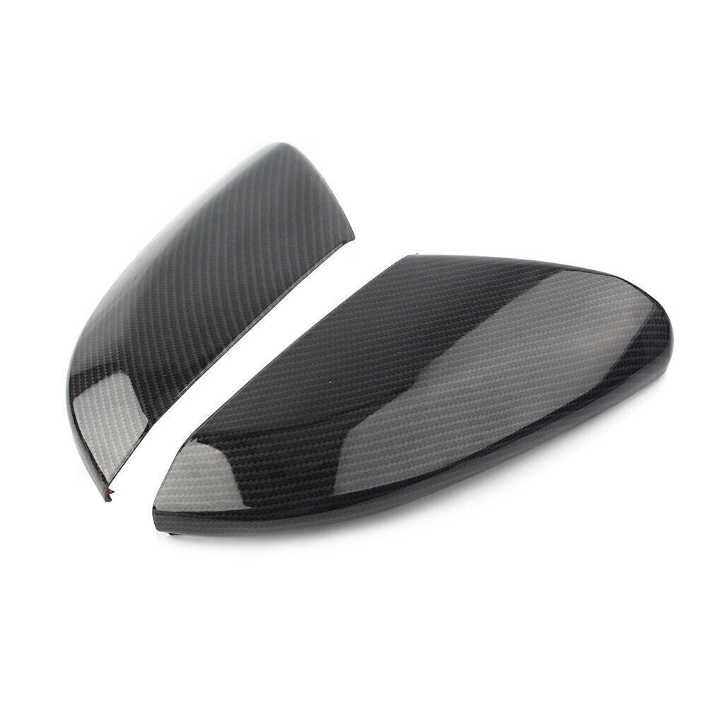 Carbon Fiber Style Rearview Mirror Cover Trim For 2016-2018 17 for HONDA for Civic 2pcs