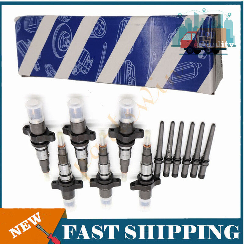 6-piece diesel fuel injector pack for 5.9L 2004.5-2007 pipes for Dodge for Ram - n