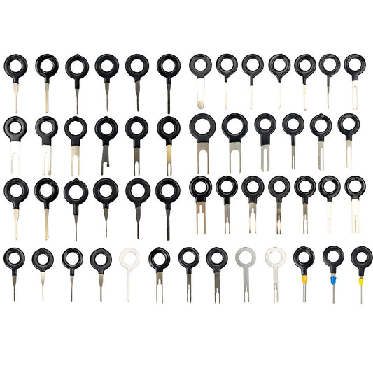 52x Car Wire Terminal Removal Tool Kit Electrical Wiring Crimp Connector Pin Key Q