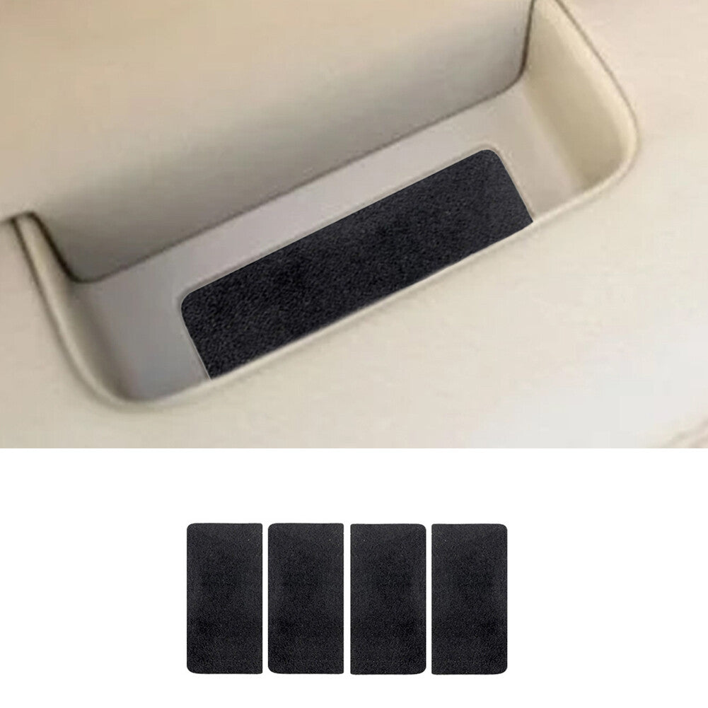 Red Carbon Fiber Above Glove Box Handle Cover Trim for Jeep for Wrangler JK 2011-17 v