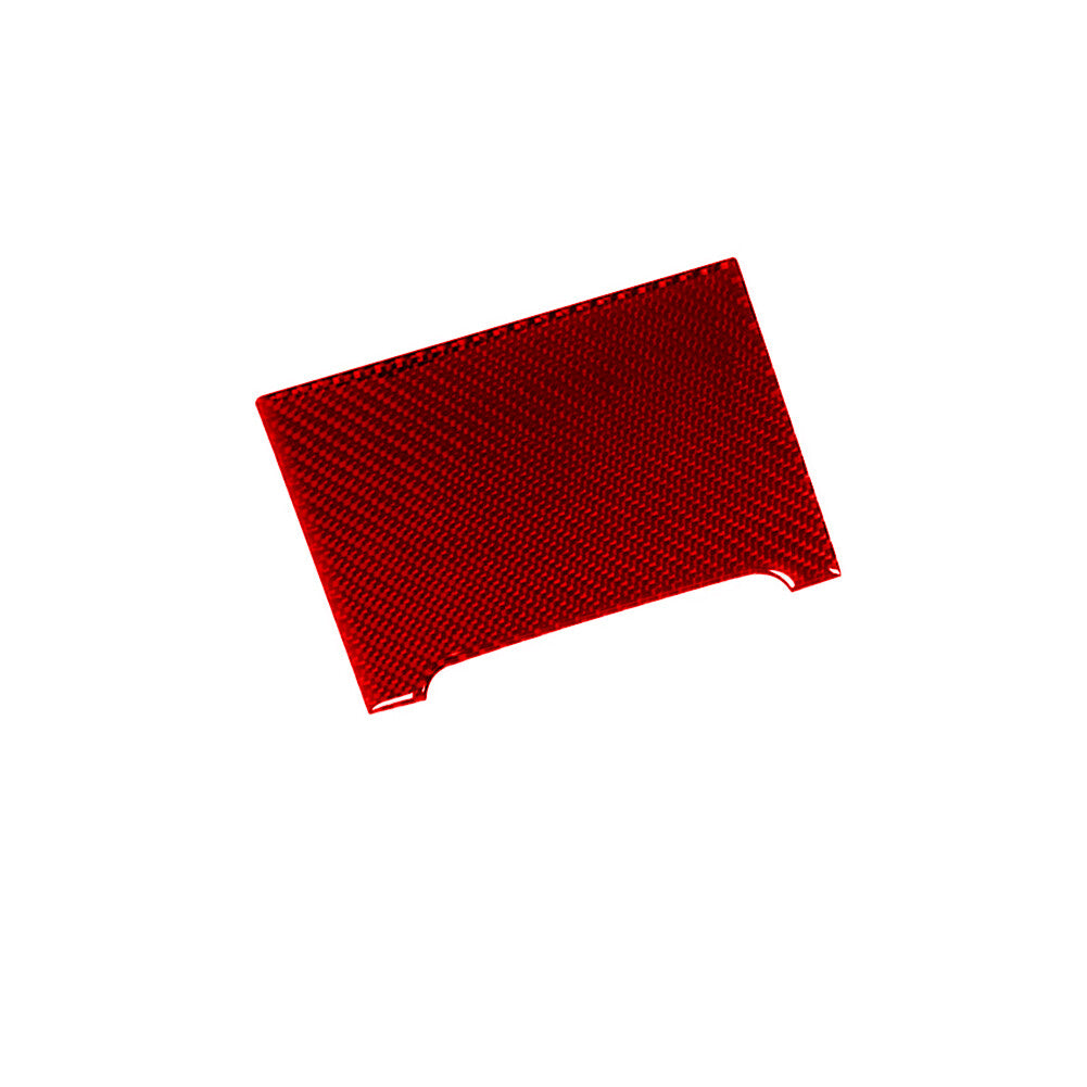 Red Carbon Fiber Storage Stickers Cover Trim for Hyundai for Elantra 2016-2018