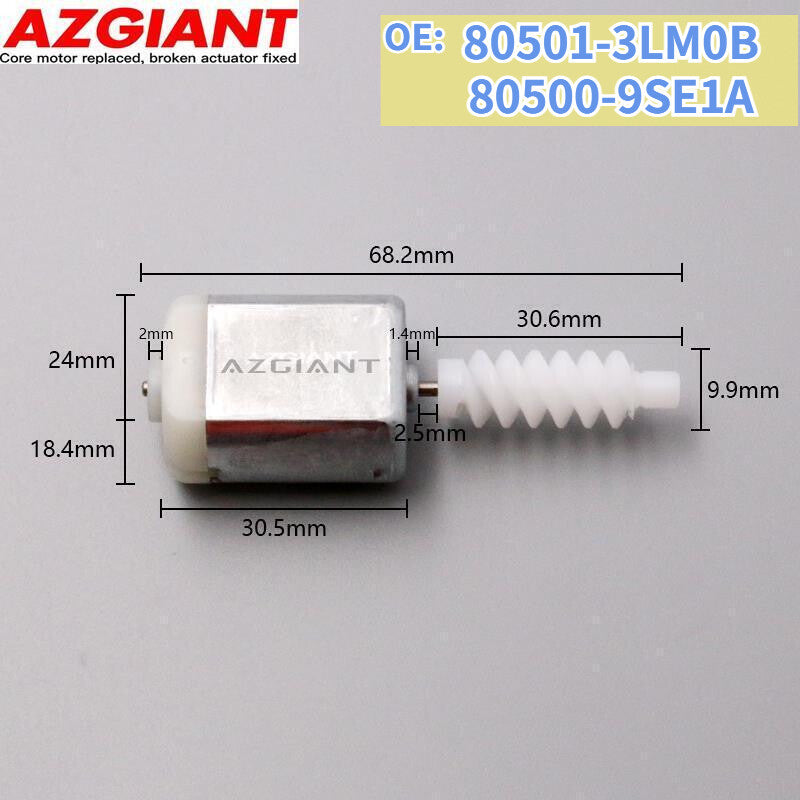 Central door lock motor 80501-3LM0B 80500-9SE1A suitable for Nissan NV200 S MK2 2013-2021