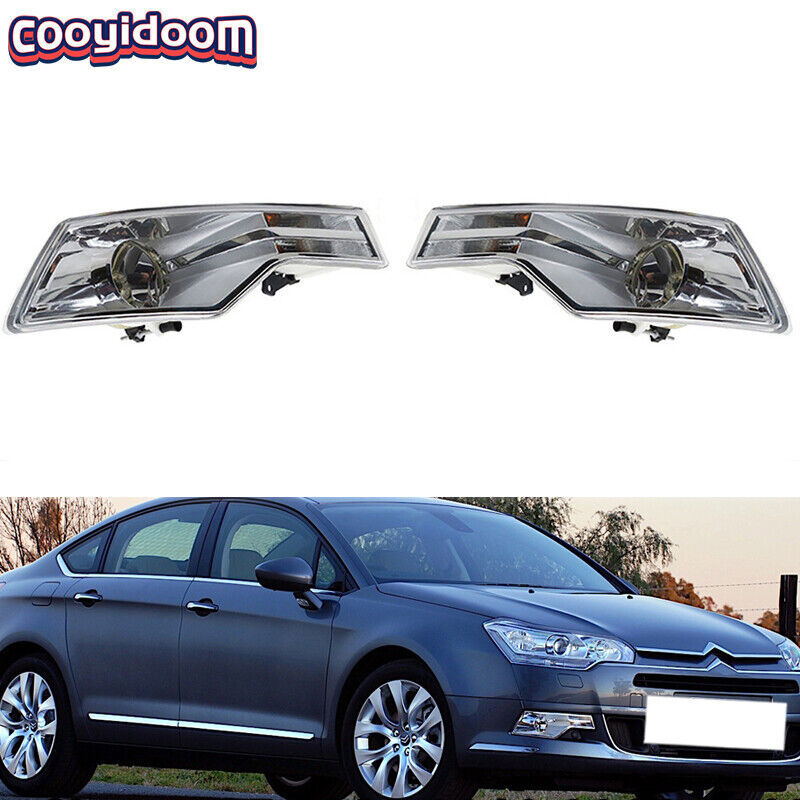 1Pair Front Bumper Fog Light Driving Light For 2009-12 for Citroen C5