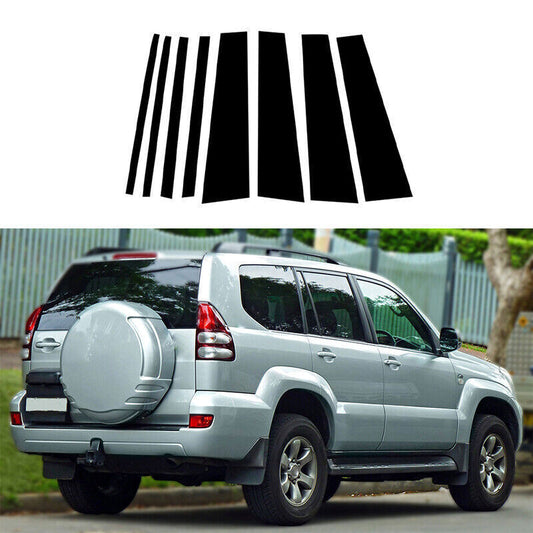 Piano Black Pillar Posts Door Window Molding Strip for Lexus GX470 J120 03-2009
