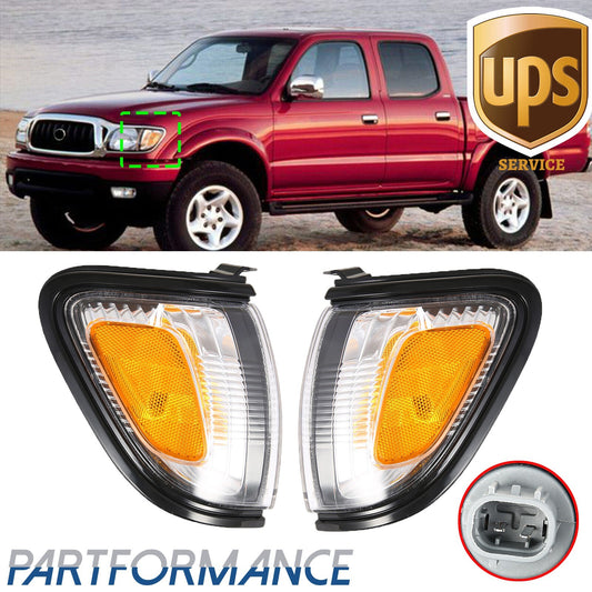 Side Markers Corner Parking Lights Turn Signals Pair Fits 2001 - 2004 for Tacoma - v