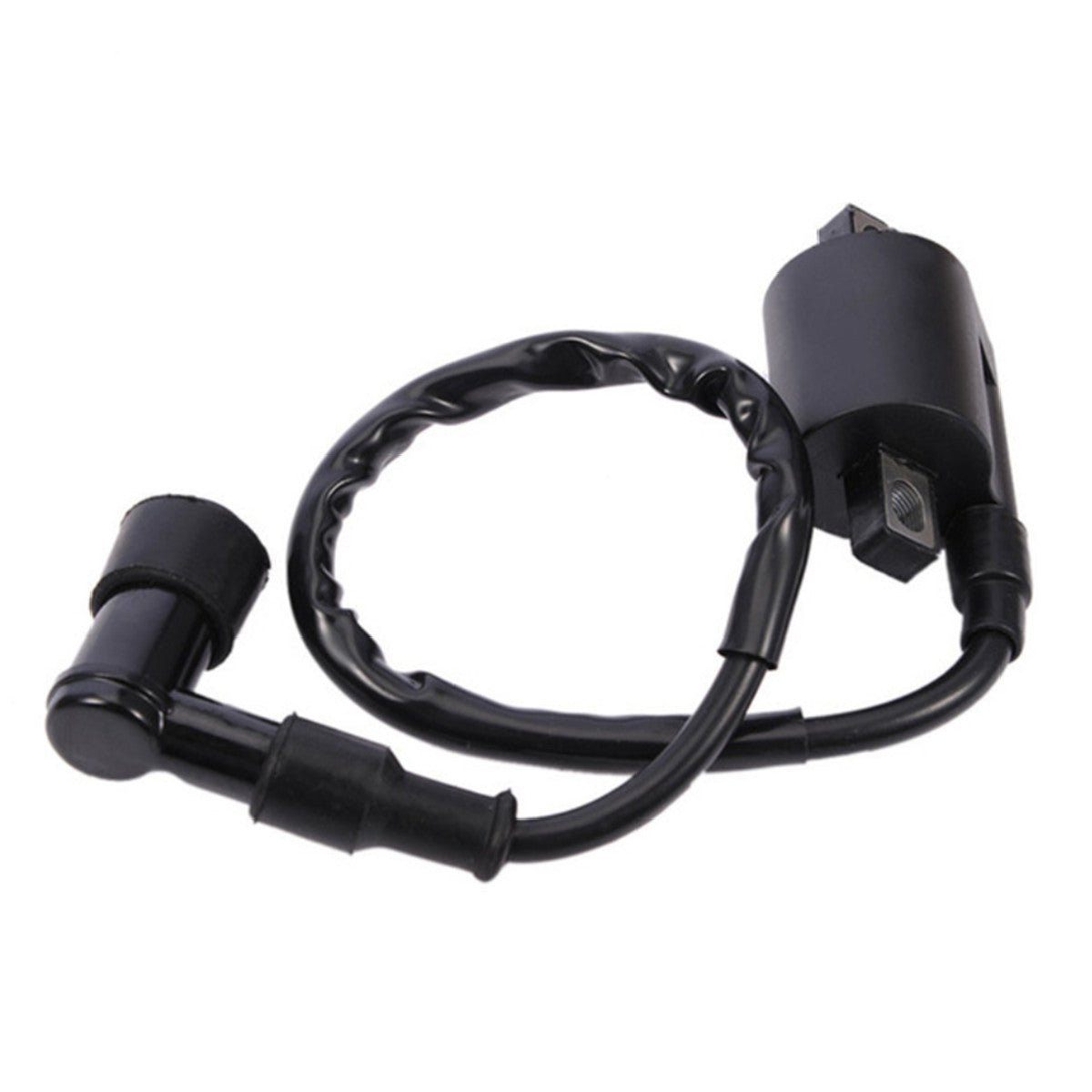 12V 90 Degree Elbow Ignition Coil Set Spark Plug Wire For Motorcycles Scooters Q