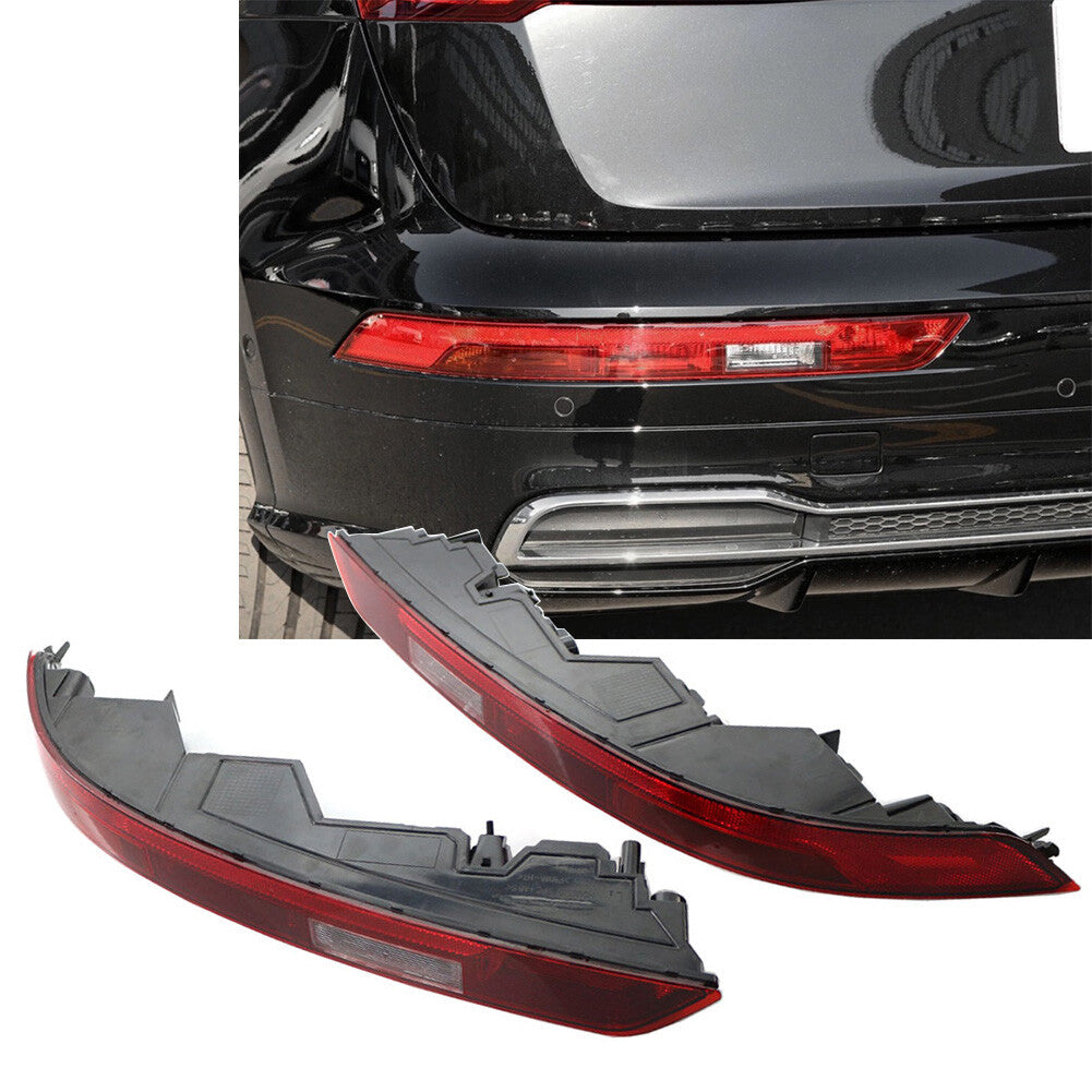 Pair Rear Bumper Lower Tail Light Brake Stop Lamp for Audi Q5 2018-2021