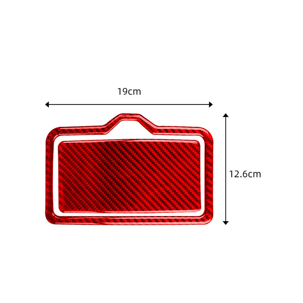 Central Control Ashtray Trim Cover Decor Carbon Fiber for VW Touareg 2011-2018 v