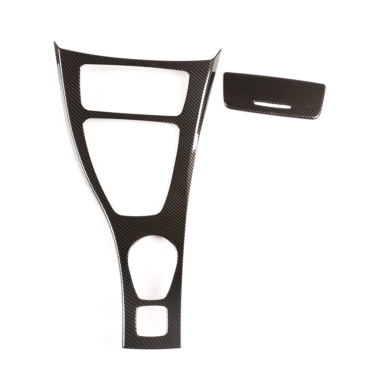 Carbon fiber ABS air socket navigation decorative frame suitable for Infiniti G 25 37 07-13 - v