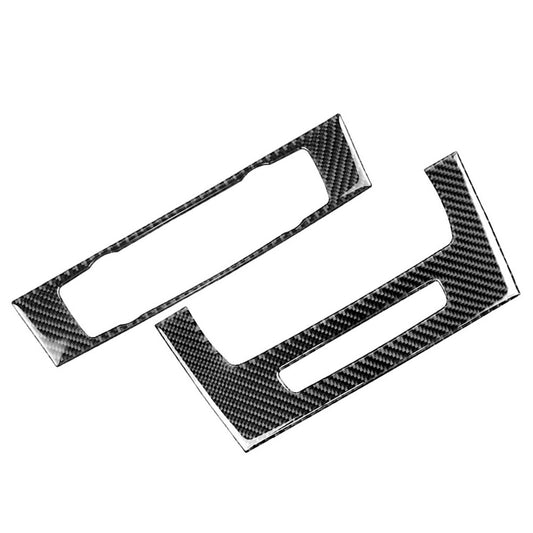 Carbon Fiber Console CD Panel Cover Trim for BMW 3 Series E90 E92 E93 2005-12